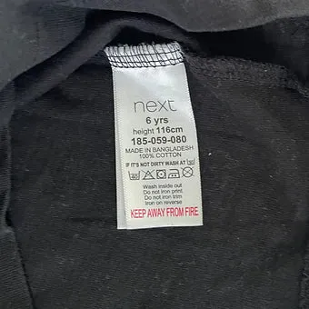 Women’s Black Skater Top – Next