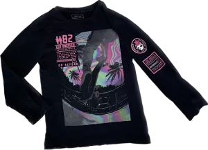 Women’s Black Skater Top – Next