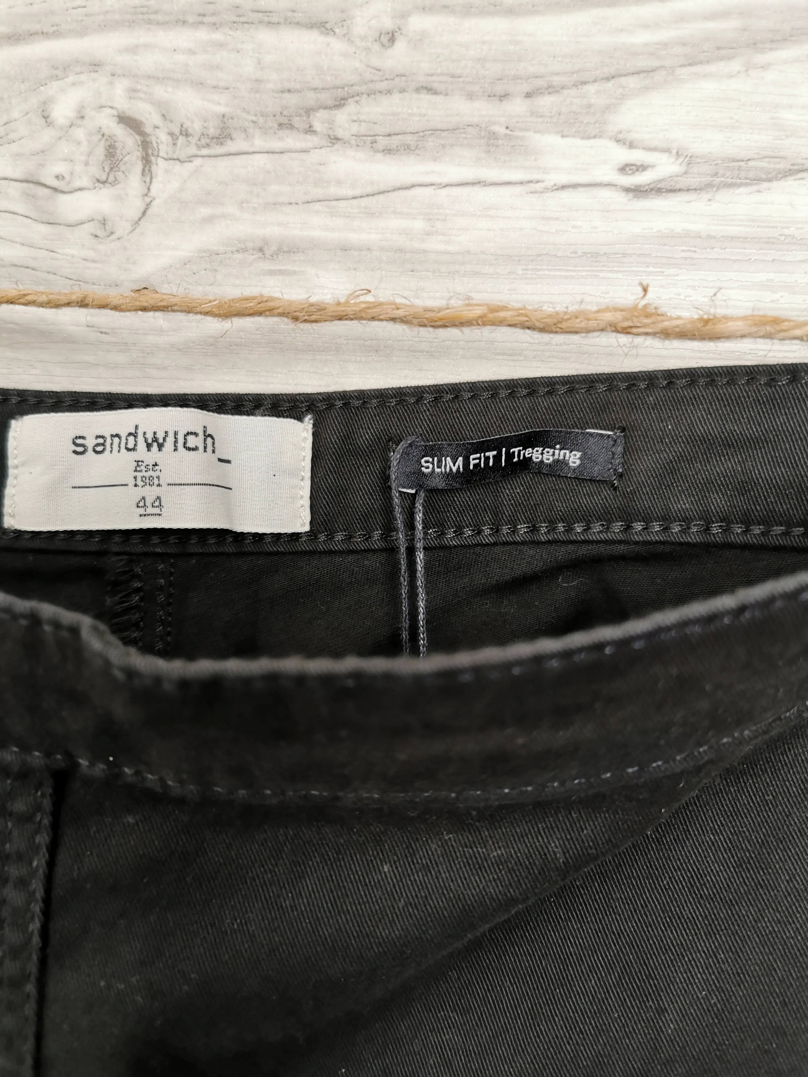 WOMENS SIZE 14 - SANDWICH, Slim fit Tregging Dress Pants, Black NWT B26
