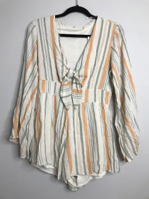 Womens Size Sm Misses Cream Altar'd State Romper