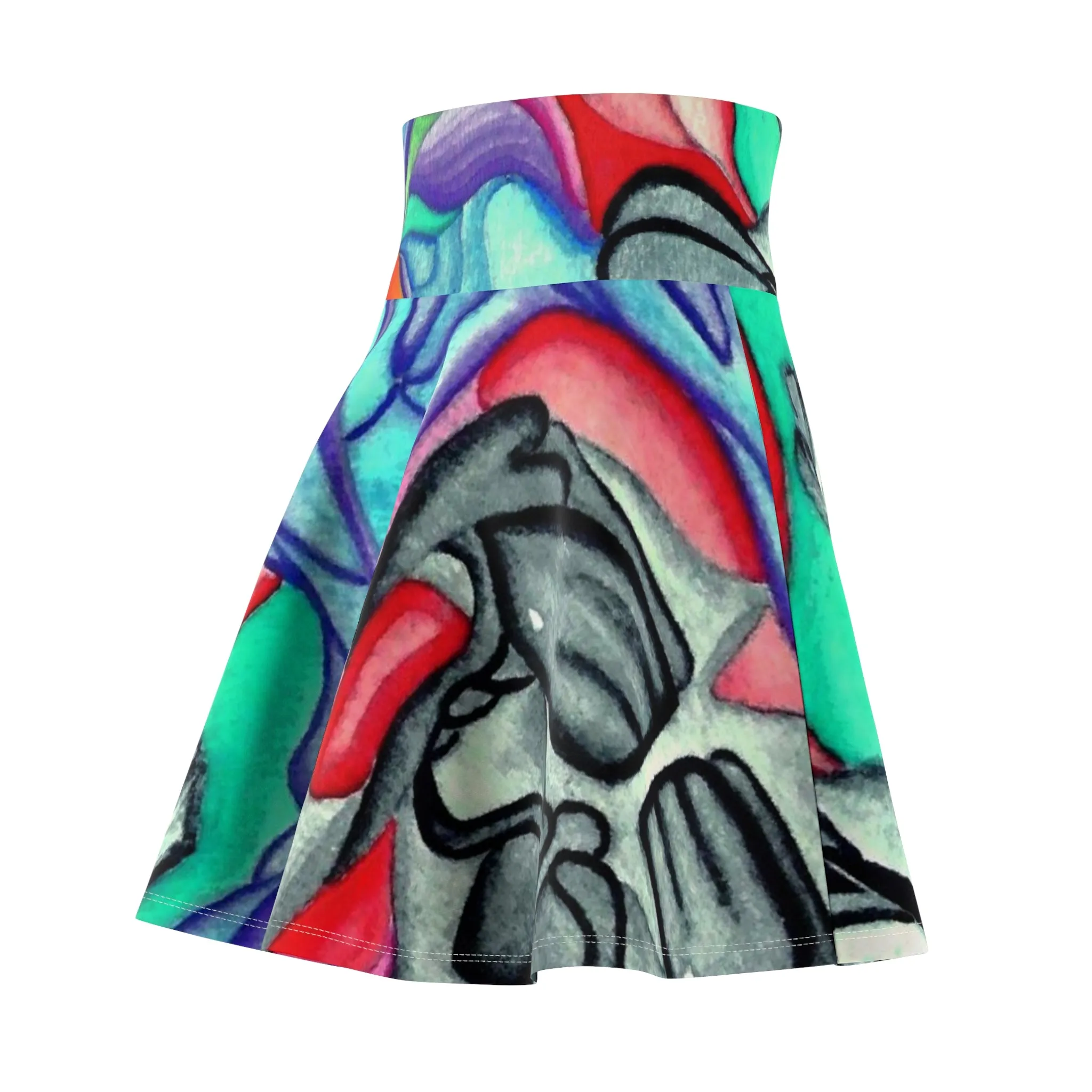 Women's Skater Skirt (AOP)