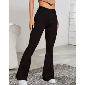 Women's Slim Fit Flare Pants | High Waist