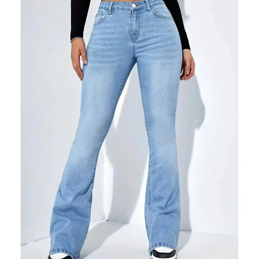 Women's Slim Fit Flare Pants | High Waist