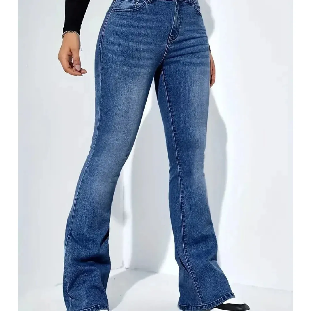 Women's Slim Fit Flare Pants | High Waist