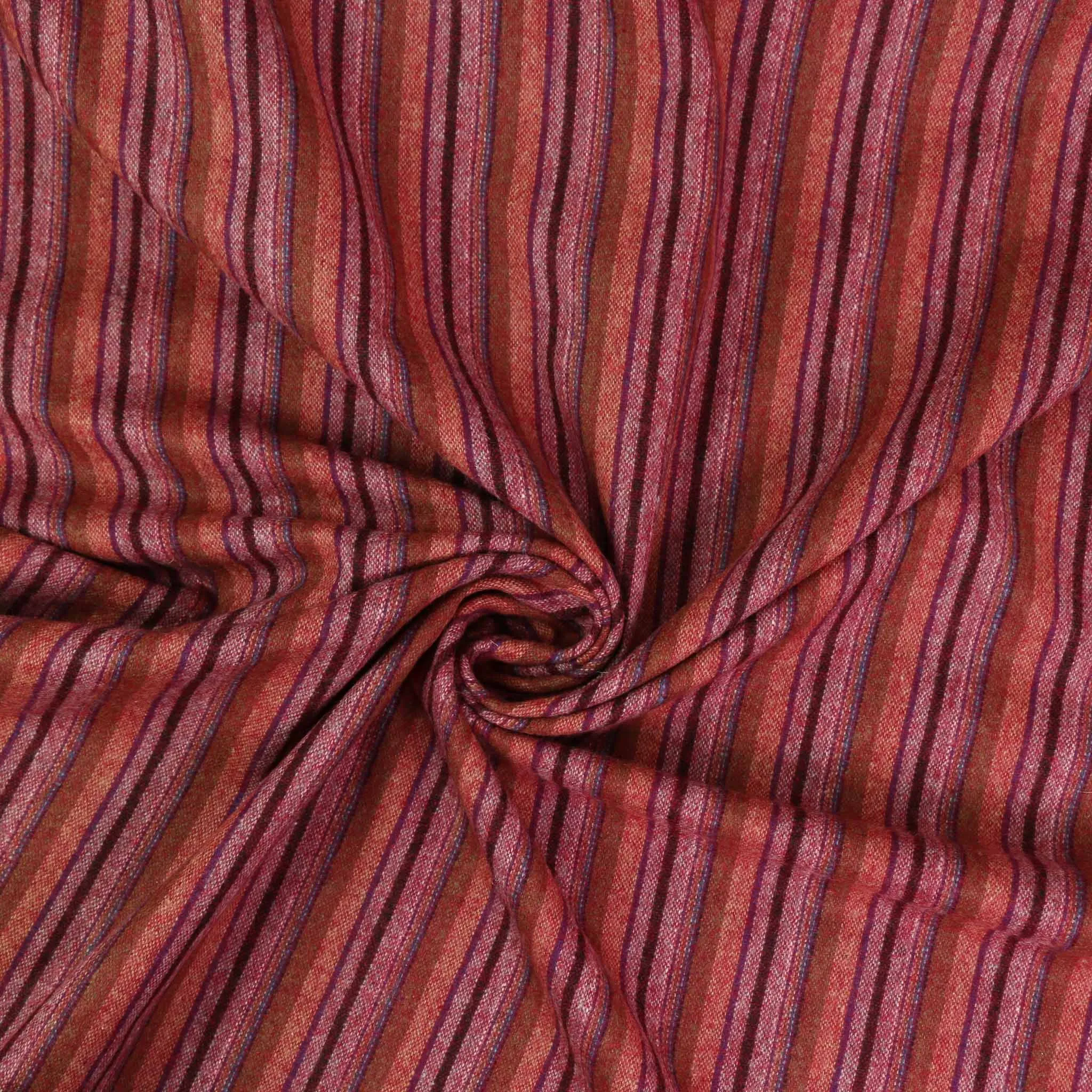 Wool blend suiting -  Maroon, red