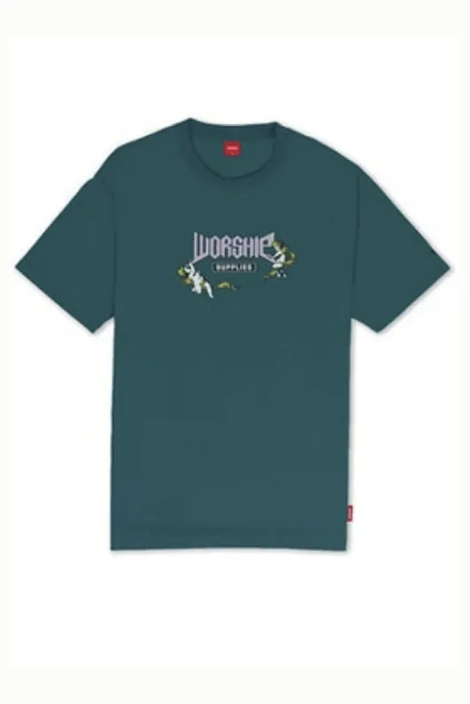 WORSHIP SUPPLIES CURIOSITY TEE - DEEP LAKE
