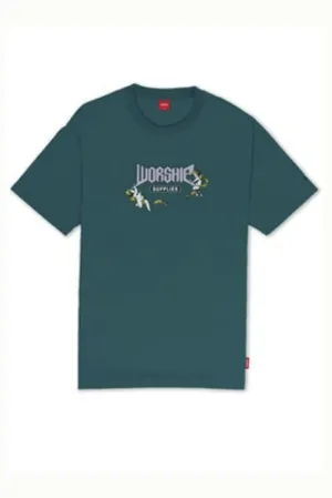 WORSHIP SUPPLIES CURIOSITY TEE - DEEP LAKE