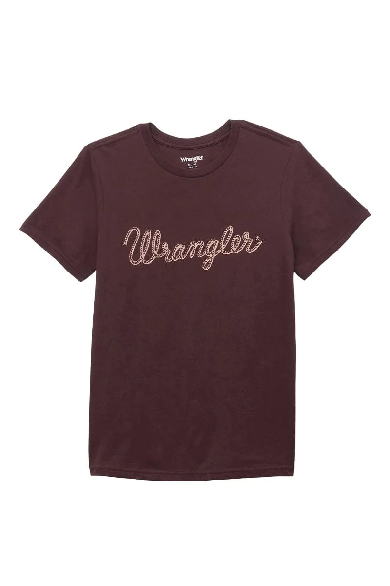Wrangler Tee Womens Graphic Logo