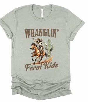 Wranglin Feral Kids Short Sleeve Graphic Tee