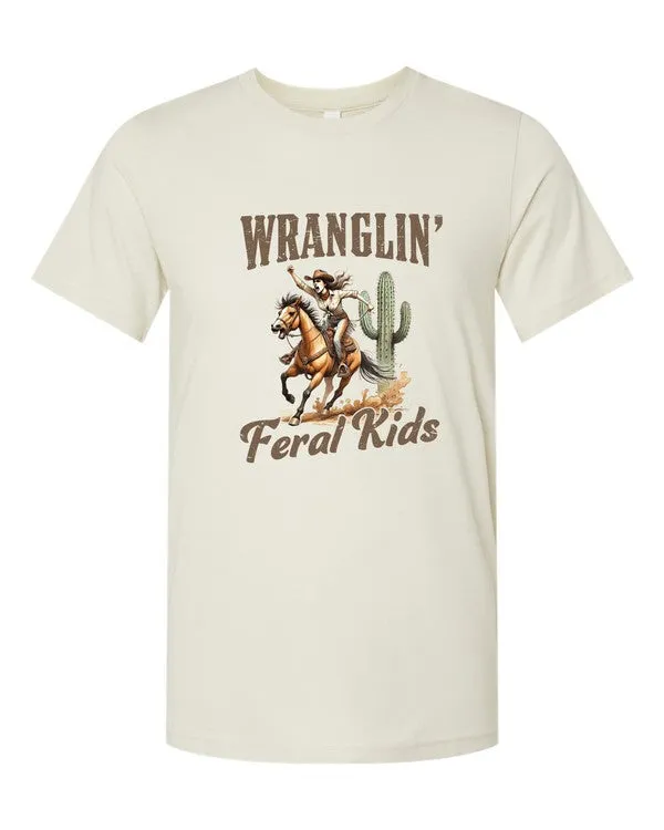 Wranglin Feral Kids Short Sleeve Graphic Tee