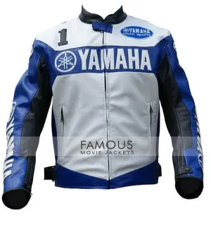 Yamaha Joe Rocket Blue Motorcycle Racing Jacket