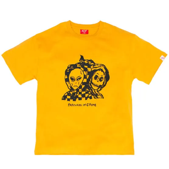 Yellow Partners in Crime Tee